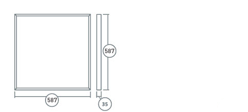 FG 595 GRL EM 36W RAL Faros