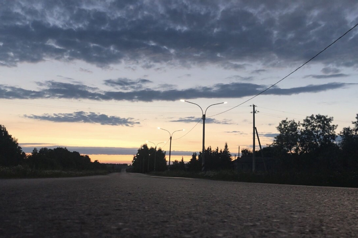 Автодорога в с. Тушна Ульяновской области