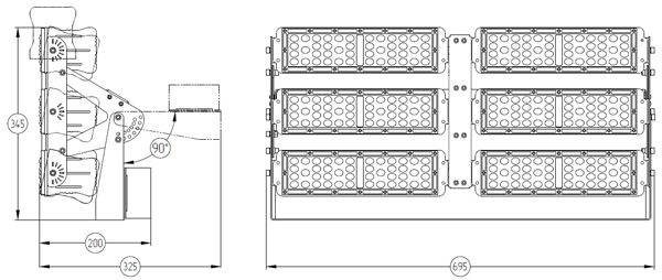 FG 100 DALI 600W