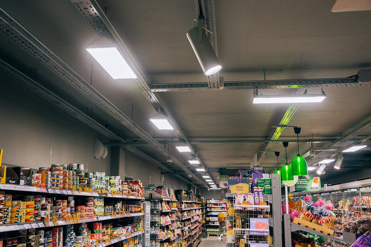 Освещение сети магазинов «Пятёрочка» | FAROS LED
