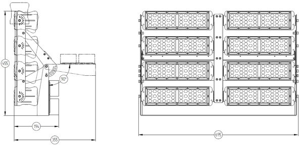 FG 100 COLD 800W PI60x150 faros