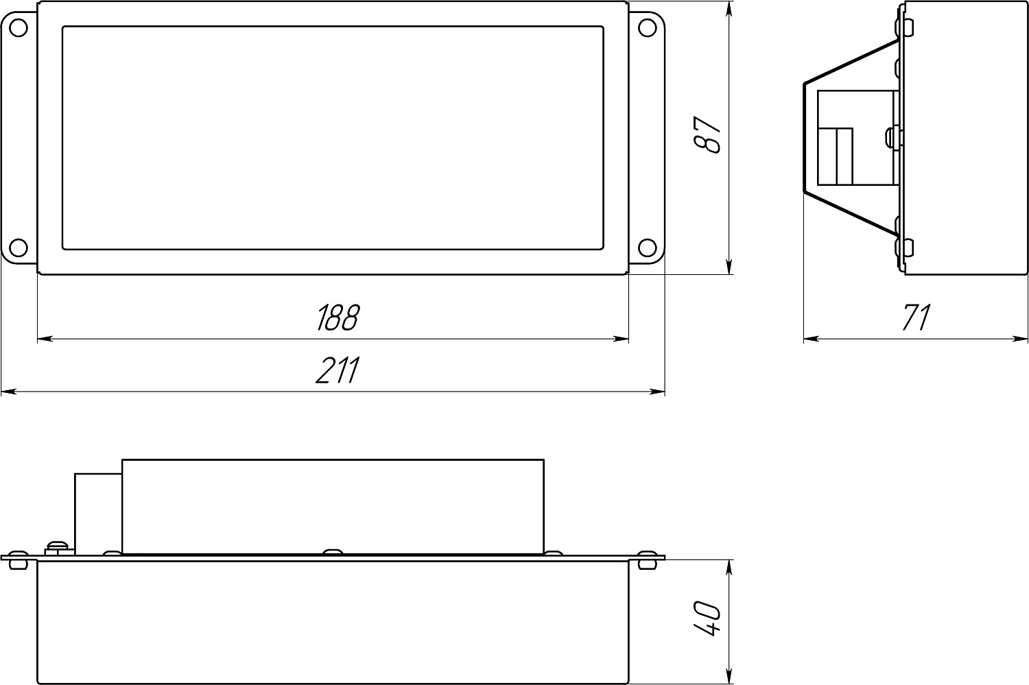 FG 88 DOMI 2x14W Faros